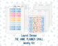 Kit 0305 - Laurel Denise The Anne Planner Small - Weekly Kit - December - Sugarplum Parade