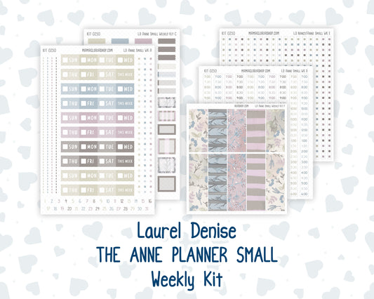 Kit 0250 - Laurel Denise The Anne Planner Small - Weekly Kit - Quiet January