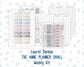 Kit 0250 - Laurel Denise The Anne Planner Small - Weekly Kit - Quiet January
