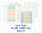 Kit 0265 - Laurel Denise The Anne Planner Small - Weekly Kit - May - Honeybee Sky