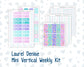 Kit 0230 - Laurel Denise Mini - Vertical - Weekly Kit - August - School Daze