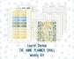 Kit 0274 - Laurel Denise The Anne Planner Small - Weekly Kit - July - Sunny Lemon Shore