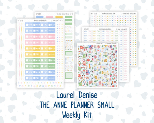 Kit 0279 - Laurel Denise The Anne Planner Small - Weekly Kit - August - Not Ready For School