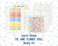 Kit 0269 - Laurel Denise The Anne Planner Small - Weekly Kit - June - Dolce Mare