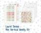 Kit 0244 - Laurel Denise Mini - Vertical - Weekly Kit - December - Santas Village