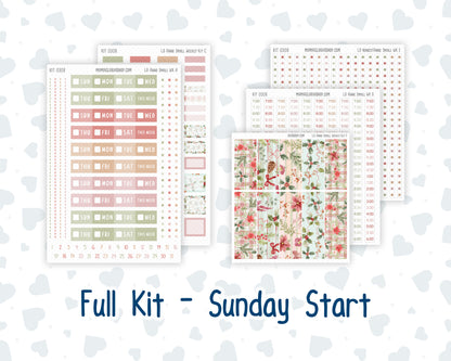 Kit 0308 - Laurel Denise The Anne Planner Small - Weekly Kit - December - Knit & Holly