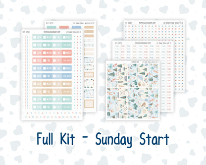 Kit 0251 - Laurel Denise The Anne Planner Small - Weekly Kit - January - Pine & Paws