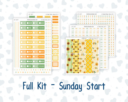 Kit 0277 - Laurel Denise The Anne Planner Small - Weekly Kit - August - Sunflower Drama Club