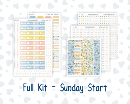 Kit 0265 - Laurel Denise The Anne Planner Small - Weekly Kit - May - Honeybee Sky