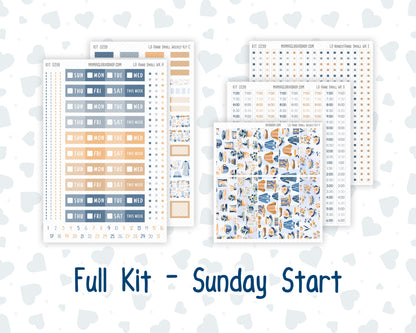 Kit 0299 - Laurel Denise The Anne Planner Small - Weekly Kit - October - Book Nook