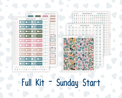 Kit 0275 - Laurel Denise The Anne Planner Small - Weekly Kit - July - Tropical Safari Blush
