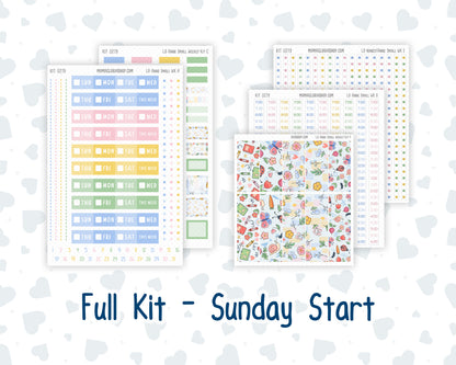 Kit 0279 - Laurel Denise The Anne Planner Small - Weekly Kit - August - Not Ready For School