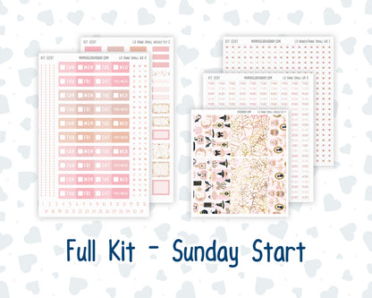 Kit 0297 - Laurel Denise The Anne Planner Small - Weekly Kit - October - Pink Spell