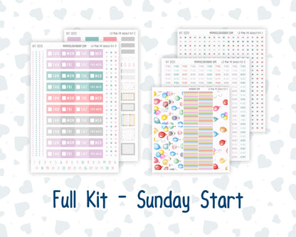 Kit 0225 - Laurel Denise Mini - Vertical - Weekly Kit - July - Carnival Joy