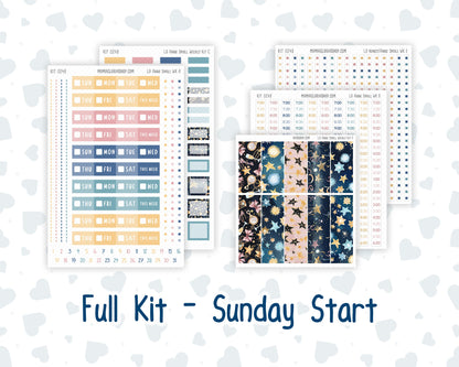 Kit 0248 - Laurel Denise The Anne Planner Small - Weekly Kit - January - Midnight Countdown