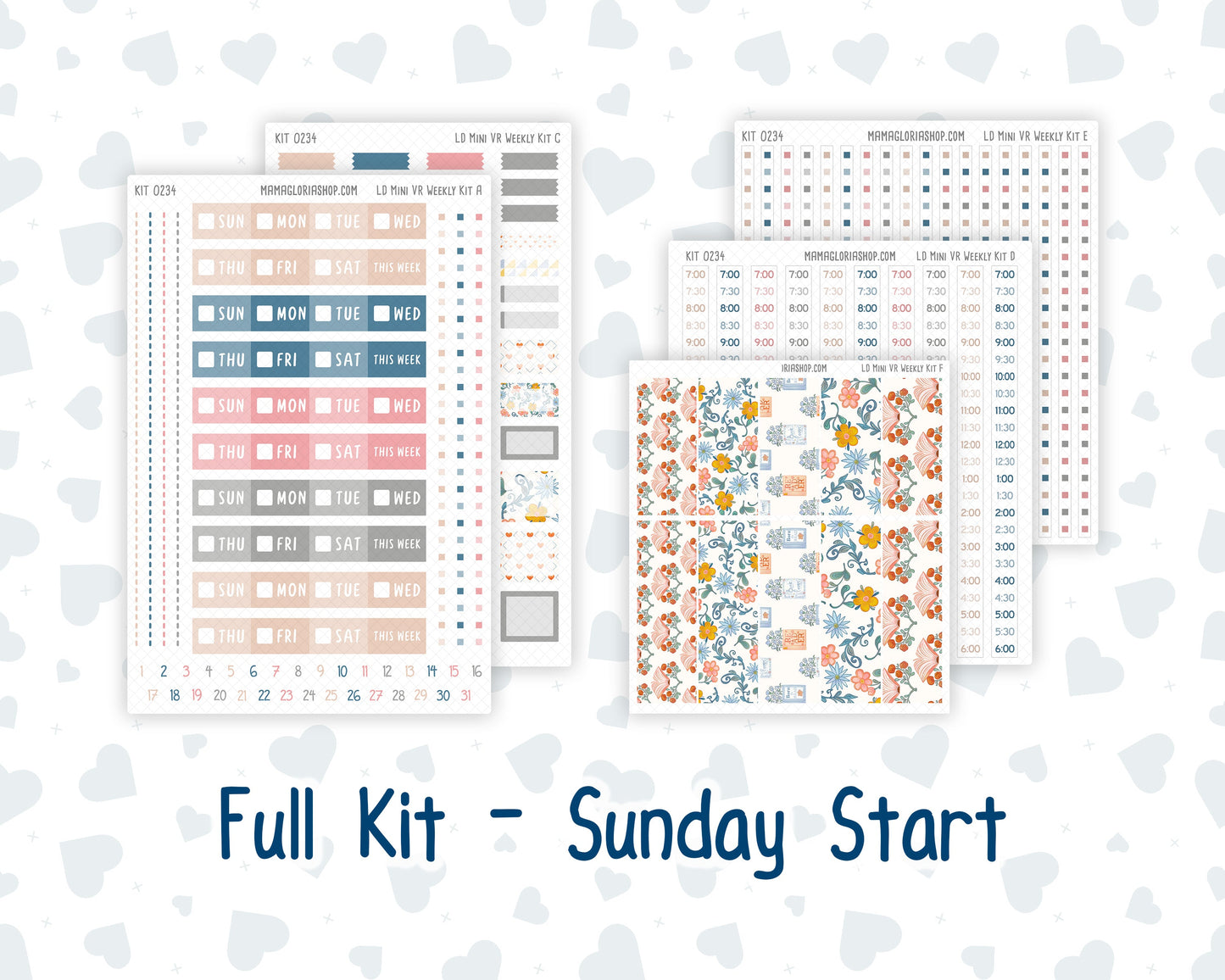Kit 0234 - Laurel Denise Mini - Vertical - Weekly Kit - September - REF - Kit 0234 – Reader’s Escape - September