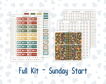 Kit 0302 - Laurel Denise The Anne Planner Small - Weekly Kit - November - Thankful Season