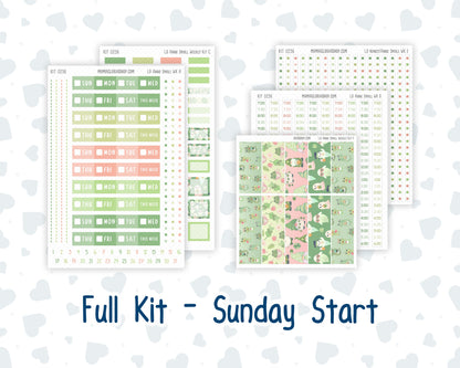 Kit 0256 - Laurel Denise The Anne Planner Small - Weekly Kit - March - Froggy Luck