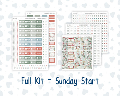 Kit 0245 - Laurel Denise Mini - Vertical - Weekly Kit - December - Vintage Christmas