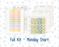Kit 0280 - Laurel Denise The Anne Planner Small - Weekly Kit - Half Past Six In August