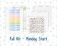 Kit 0279 - Laurel Denise The Anne Planner Small - Weekly Kit - August - Not Ready For School