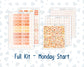 Kit 0241 - Laurel Denise Mini - Vertical - Weekly Kit - November - Pumpkin Latte