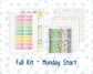 Kit 0267 - Laurel Denise The Anne Planner Small - Weekly Kit - May - Flowers For Mama