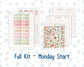 Kit 0308 - Laurel Denise The Anne Planner Small - Weekly Kit - December - Knit & Holly