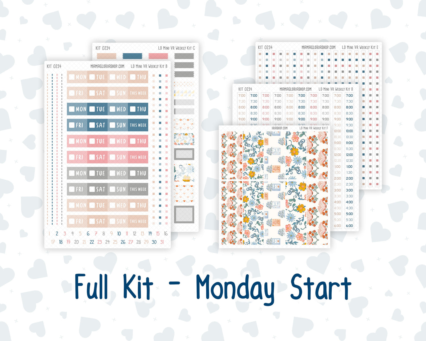 Kit 0234 - Laurel Denise Mini - Vertical - Weekly Kit - September - REF - Kit 0234 – Reader’s Escape - September