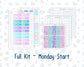 Kit 0230 - Laurel Denise Mini - Vertical - Weekly Kit - August - School Daze