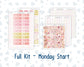 Kit 0294 - Laurel Denise The Anne Planner Small - Weekly Kit - September - Rosy Reveria
