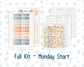 Kit 0300 - Laurel Denise The Anne Planner Small - Weekly Kit - October - Autumn Stroll