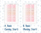 Kit 0297 - Laurel Denise The Anne Planner Small - Weekly Kit - October - Pink Spell
