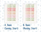 Kit 0308 - Laurel Denise The Anne Planner Small - Weekly Kit - December - Knit & Holly