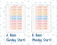 Kit 0270 - Laurel Denise The Anne Planner Small - Weekly Kit - June - Beachside Bliss