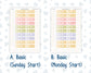 Kit 0280 - Laurel Denise The Anne Planner Small - Weekly Kit - Half Past Six In August