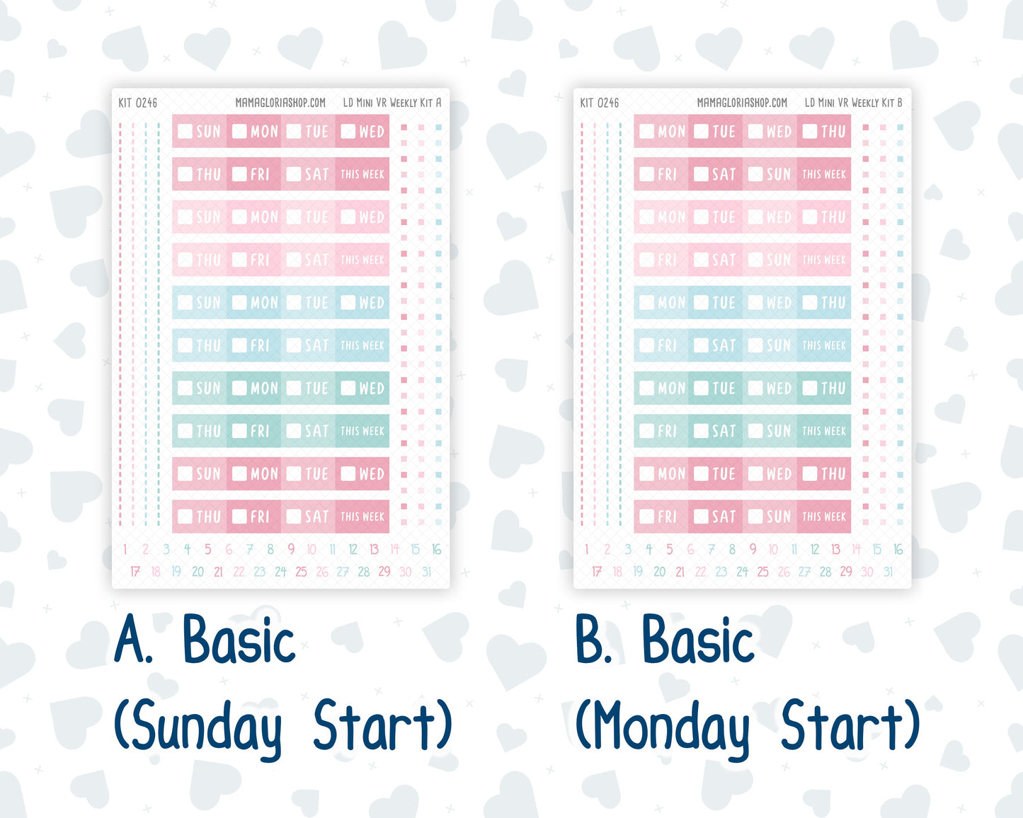 Kit 0246 - Laurel Denise Mini - Vertical - Weekly Kit - December - Gingerbread Sweets