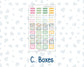 Kit 0267 - Laurel Denise The Anne Planner Small - Weekly Kit - May - Flowers For Mama