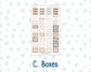 Kit 0303 - Laurel Denise The Anne Planner Small - Weekly Kit - November - Into The Woods