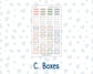 Kit 0266 - Laurel Denise The Anne Planner Small - Weekly Kit - May - Froggy Lake Picnic