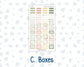 Kit 0295 - Laurel Denise The Anne Planner Small - Weekly Kit - September - Apple Harvest