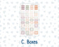 Kit 0293 - Laurel Denise The Anne Planner Small - Weekly Kit - September - Fleur de Provence