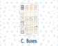 Kit 0272 - Laurel Denise The Anne Planner Small - Weekly Kit - May - Graduation