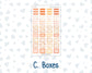 Kit 0241 - Laurel Denise Mini - Vertical - Weekly Kit - November - Pumpkin Latte