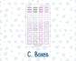 Kit 0263 - Laurel Denise The Anne Planner Small - Weekly Kit - April - Lavender Drift