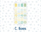 Kit 0227 - Laurel Denise Mini - Vertical - Weekly Kit - July - Lemon Grove