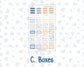 Kit 0299 - Laurel Denise The Anne Planner Small - Weekly Kit - October - Book Nook