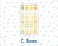 Kit 0277 - Laurel Denise The Anne Planner Small - Weekly Kit - August - Sunflower Drama Club