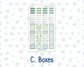 Kit 0264 - Laurel Denise The Anne Planner Small - Weekly Kit - May - Spring Walk