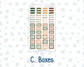 Kit 0242 - Laurel Denise Mini - Vertical - Weekly Kit - November - Cottage Autumn